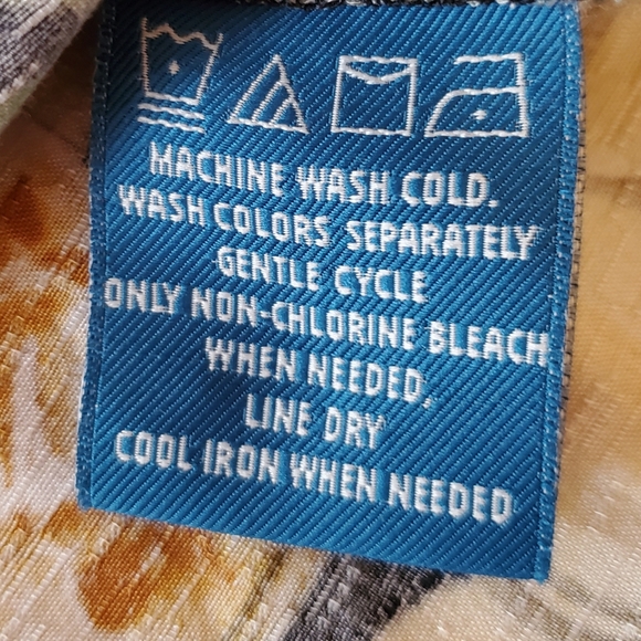 Seven Palm Island Authentics Silk/Rayon Shirt XL - Picture 3 of 8